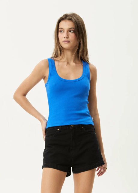Afends Womens Layden Rib Singlet