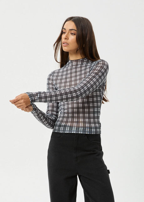 Afends Asher Sheer Long Sleeve Top