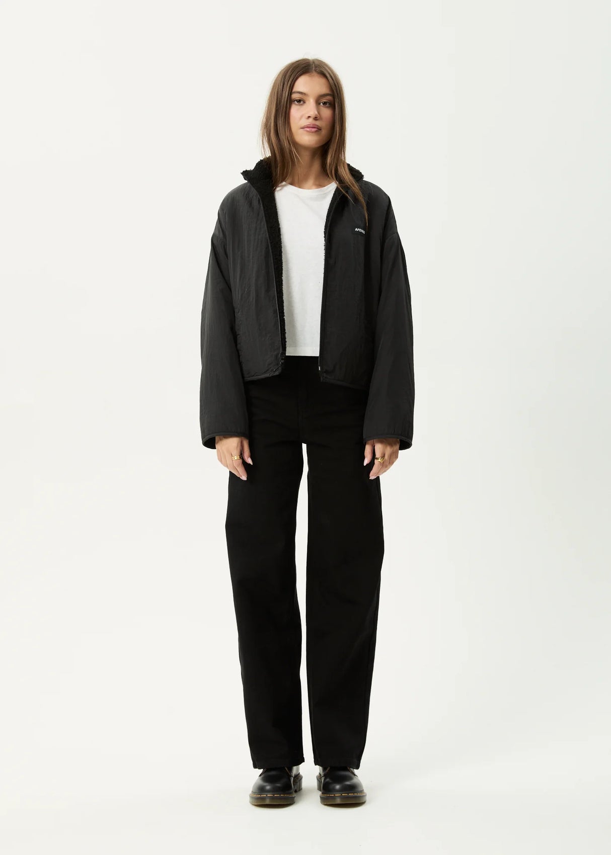 Afends Berlin Reversible Polar Fleece Jacket