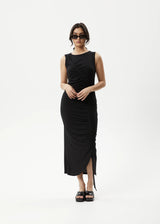 Afends Mirage Bamboo Sheer Maxi Dress