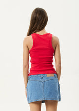 Afends Womens Notice Rib Singlet