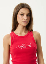 Afends Womens Notice Rib Singlet