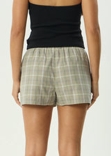 Afends Womens Scout Check Short