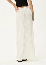 Afends Womens Focus Seersucker Maxi Skirt
