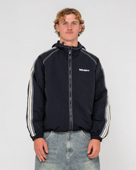 Rusty Lock Out Hooded Jacket