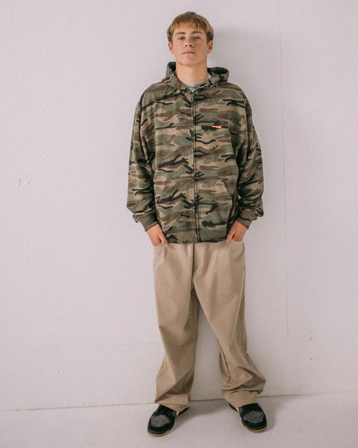 Rusty Mens Flip Daddy Baggy Elastic Pant