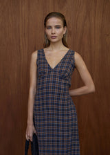 Afends Tully Seersucker Maxi Dress