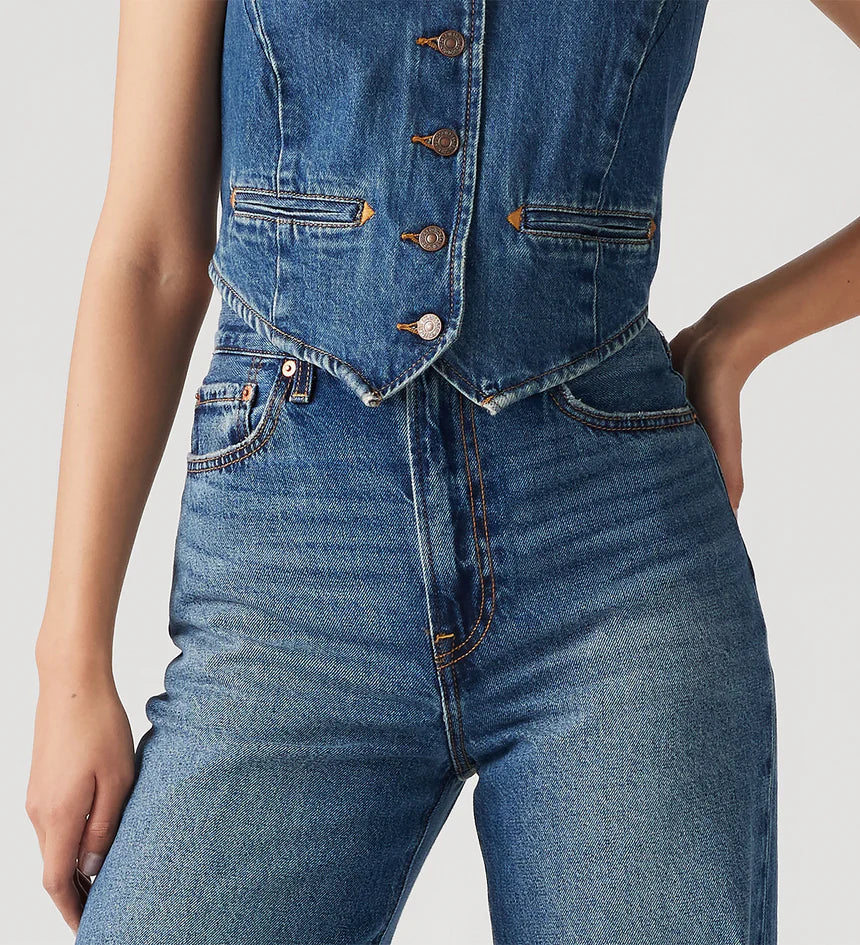 Levi’s Womens Ribcage Wide Leg Jeans