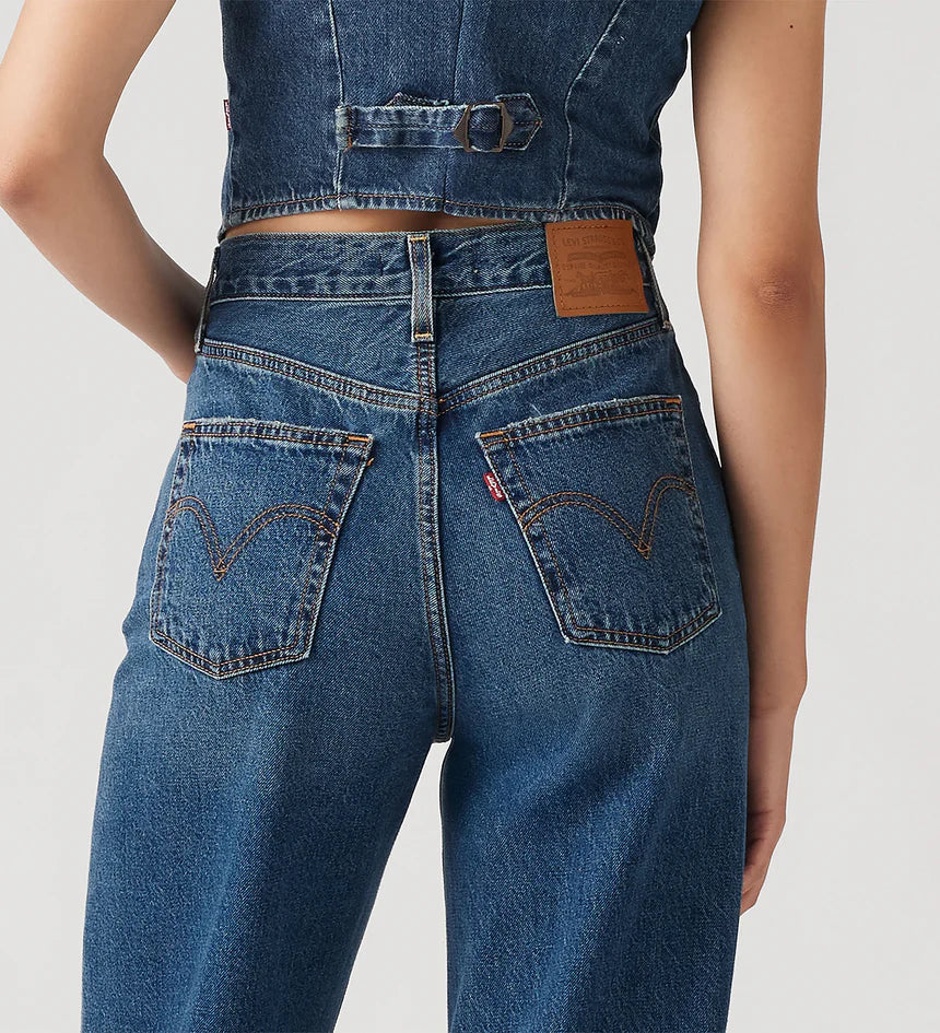 Levi’s Womens Ribcage Wide Leg Jeans
