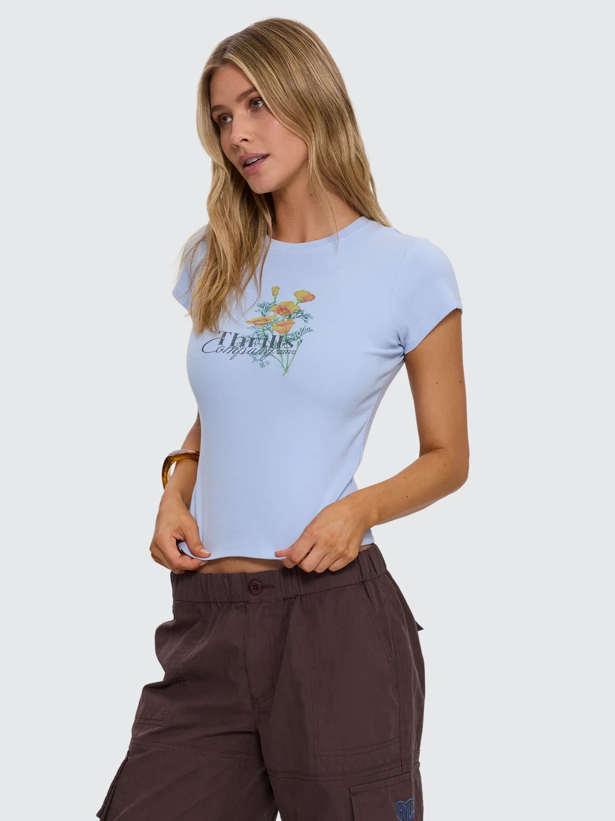 Thrills Flowers Of Tomorrow Tee