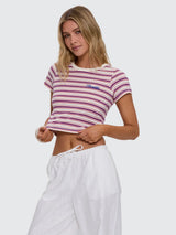 Thrills Multi Stripe Mini Tee