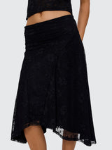 Thrills Sienna Lace Midi Skirt