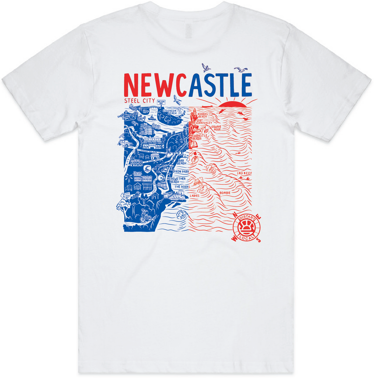 DISTANT LOCAL X KNIGHTS - BETTER THAN LEGO TEE - ADULT