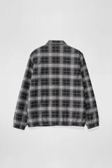 X Large Blended Check Zip Jacket