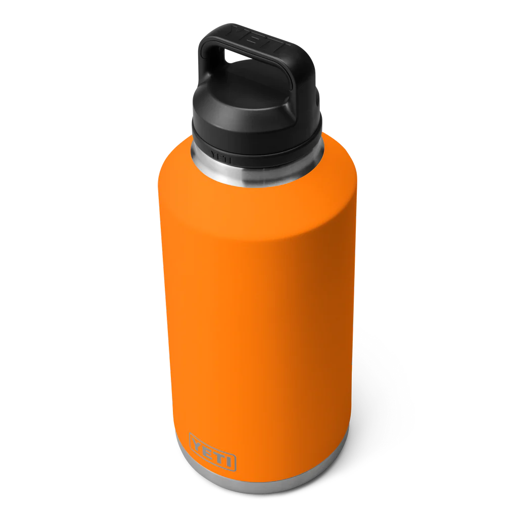 Orange yeti water bottle top