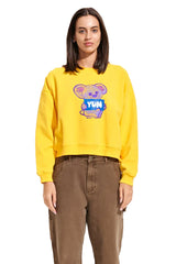 MISFIT Womens Yum Cropped Crew
