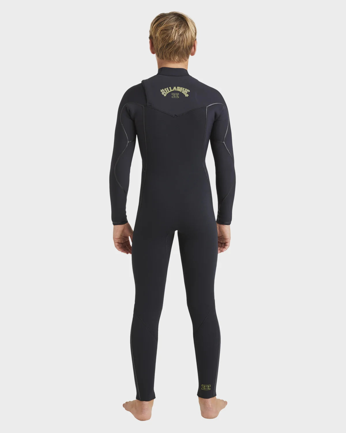 Billabong Boys 8-16 4/3mm Furnace Natural Chest Zip Steamer