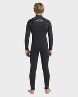 Billabong Boys 8-16 4/3mm Furnace Natural Chest Zip Steamer