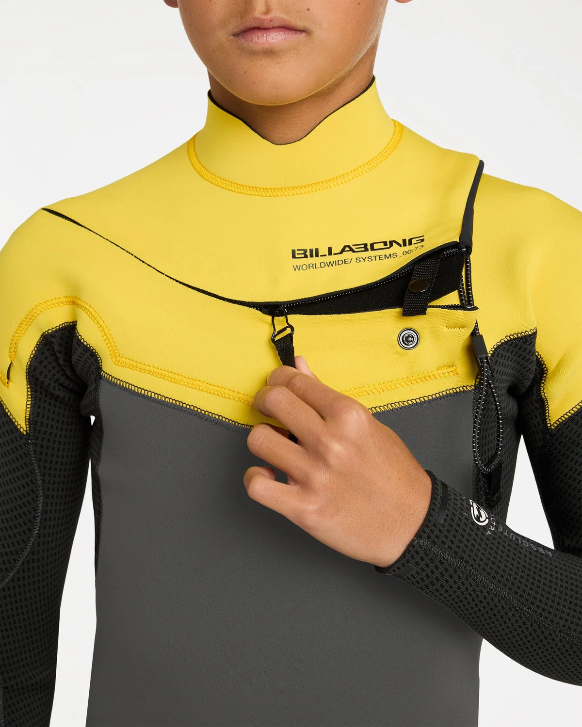 Billabong Boys 8-16 2/2 mm Absolute Ultra Long Sleeve Chest Zip Springsuit