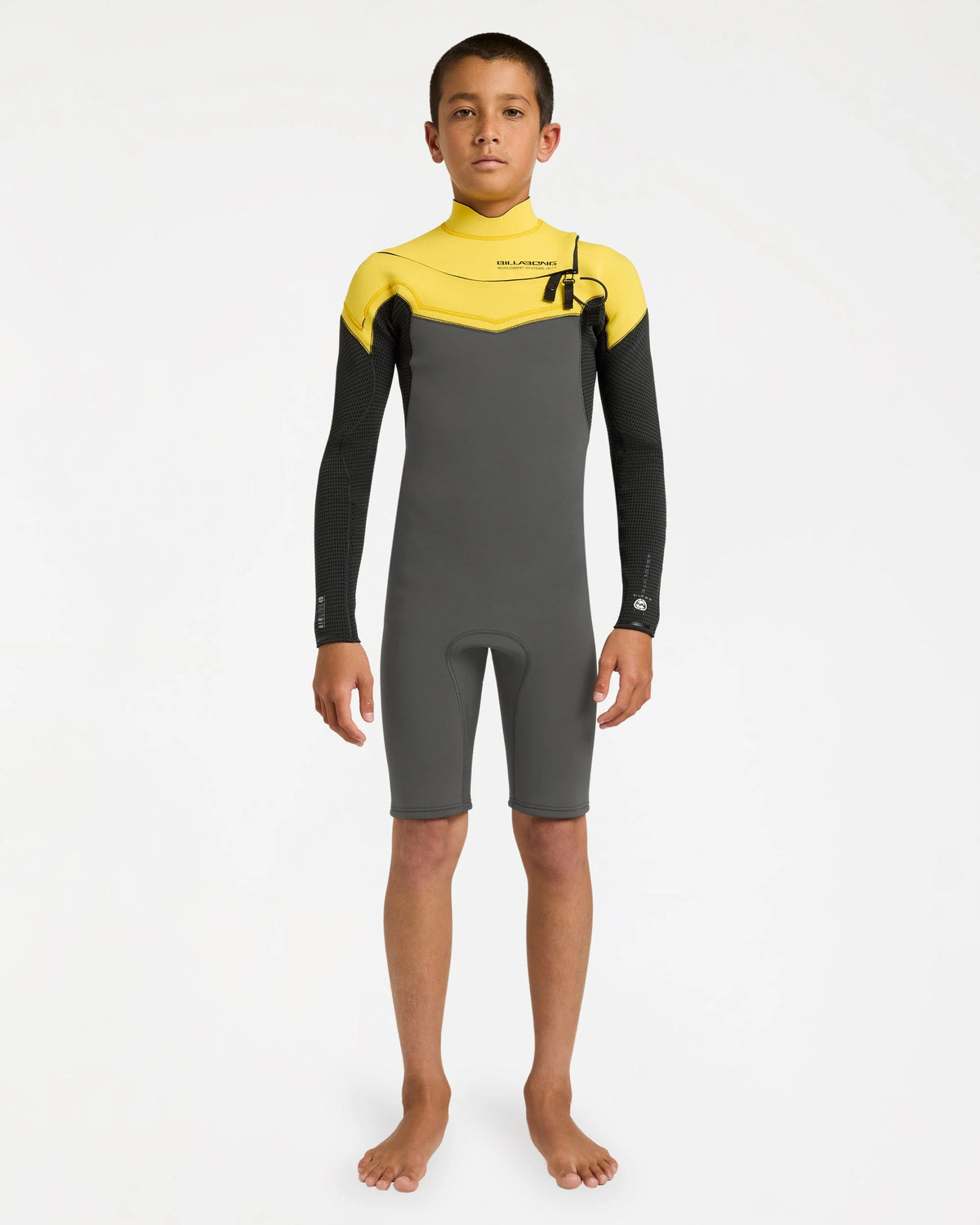 Billabong Boys 8-16 2/2 mm Absolute Ultra Long Sleeve Chest Zip Springsuit