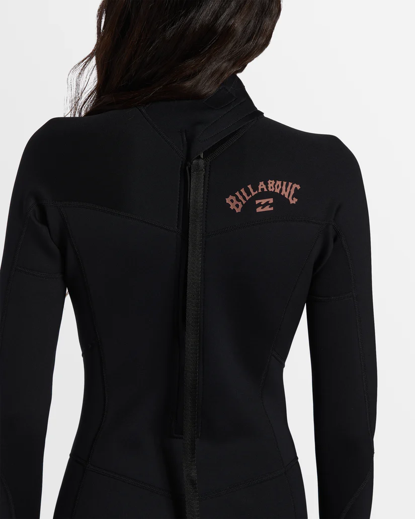 Billabong Womens 3/2mm Foil Back Zip Steamer Wetsuit