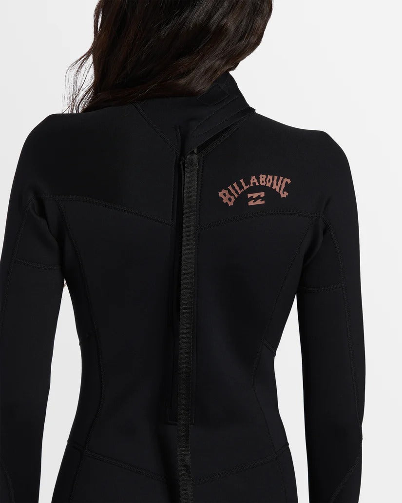 Billabong Womens 3/2mm Foil Back Zip GBS Steamer Wetsuit