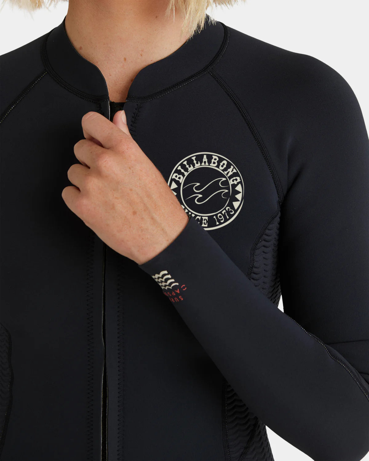 Billabong Womens Peeky Natural Chest Zip Wetsuit