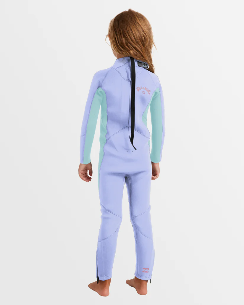 Billabong Girls (2-6) 3/2mm Foil Back Zip Steamer Wetsuit