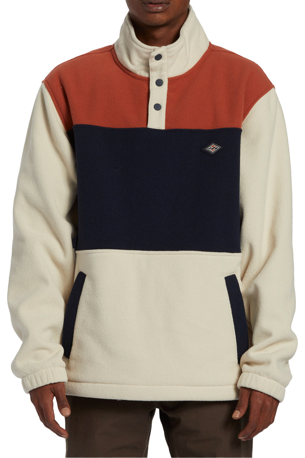 Billabong A/Div Boundary Mock Snap Sweatshirt