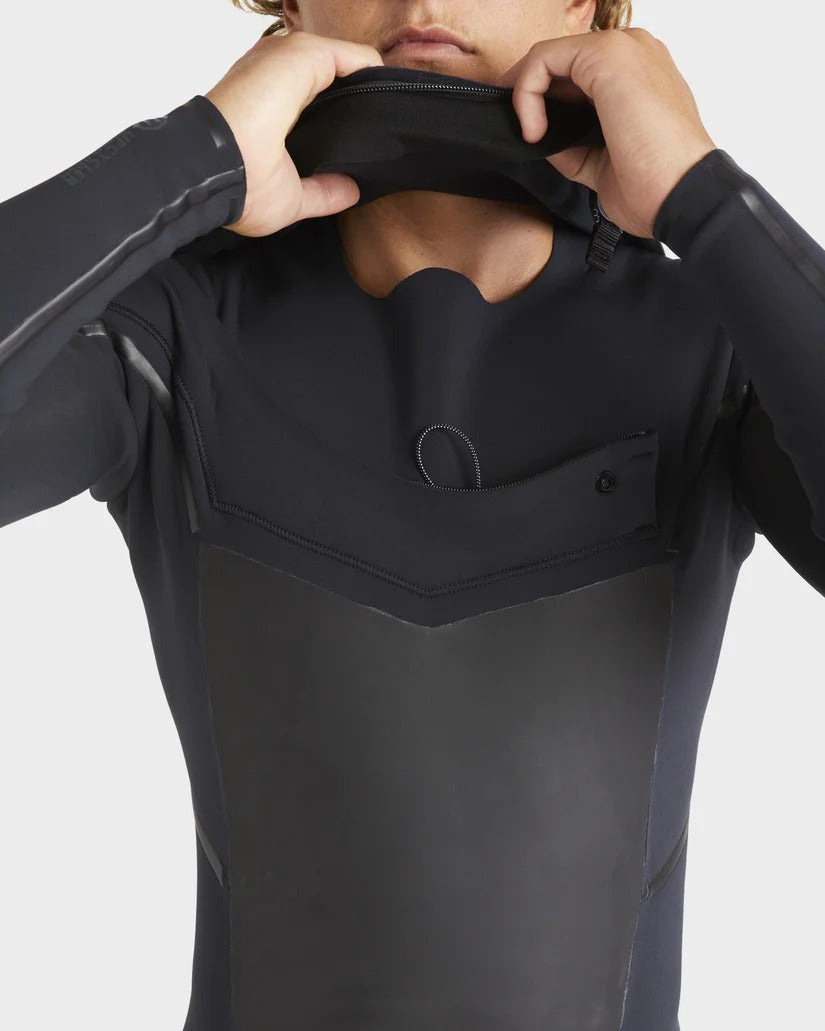 Billabong Mens 3/2mm Absolute Natural PLUS + Chest Zip Steamer Wetsuit