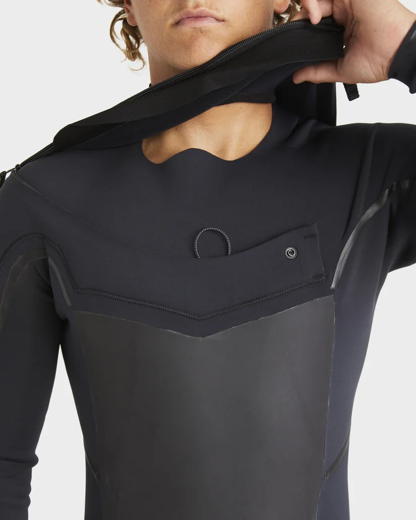 Billabong Mens 3/2mm Absolute Natural PLUS + Chest Zip Steamer Wetsuit