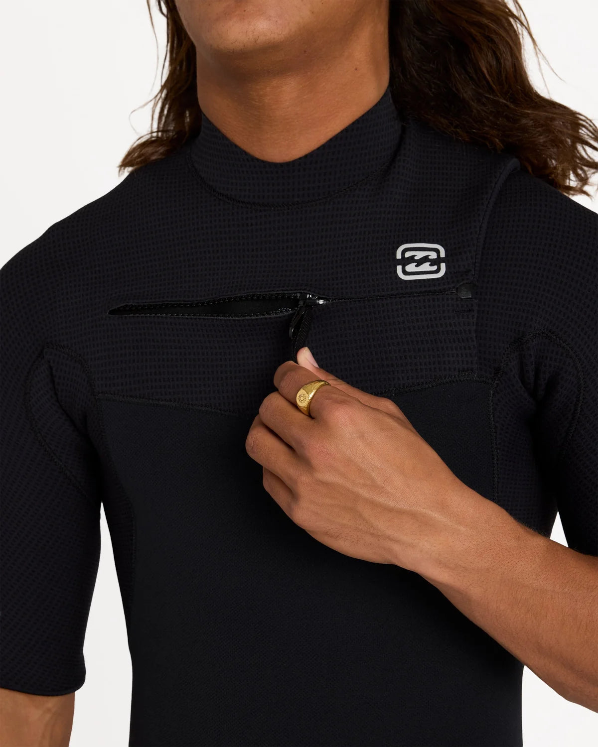 Billabong Mens 2/2mm Furnace Revo Chest Zip Steamer Wetsuit