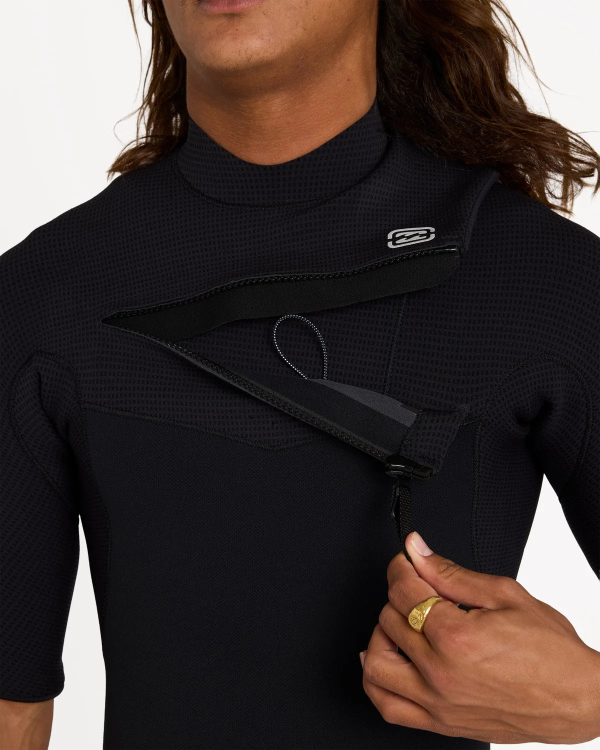 Billabong Mens 2/2mm Furnace Revo Chest Zip Steamer Wetsuit