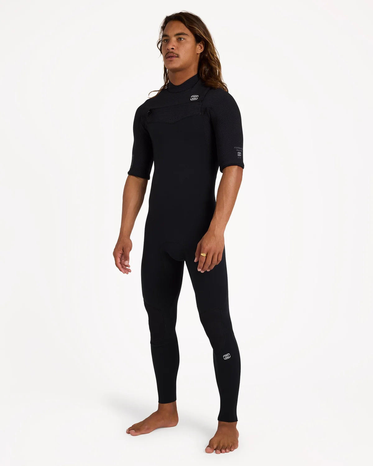 Billabong Mens 2/2mm Furnace Revo Chest Zip Steamer Wetsuit