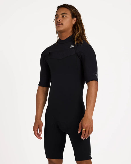 Billabong Mens 2/2mm Furnace Revo Chest Zip Springsuit