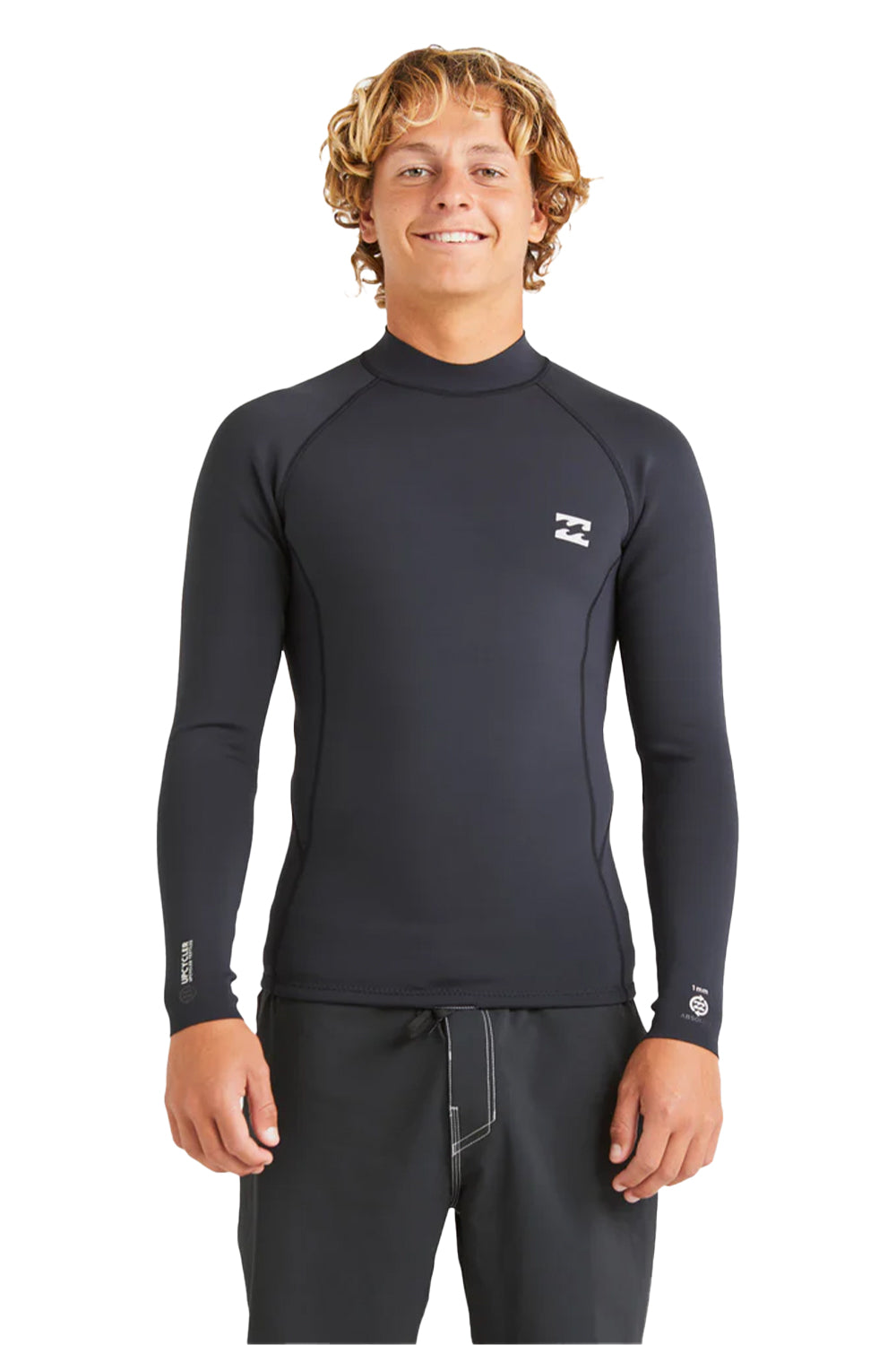 Billabong Mens 1/1mm Absolute Natural Wetsuit Jacket