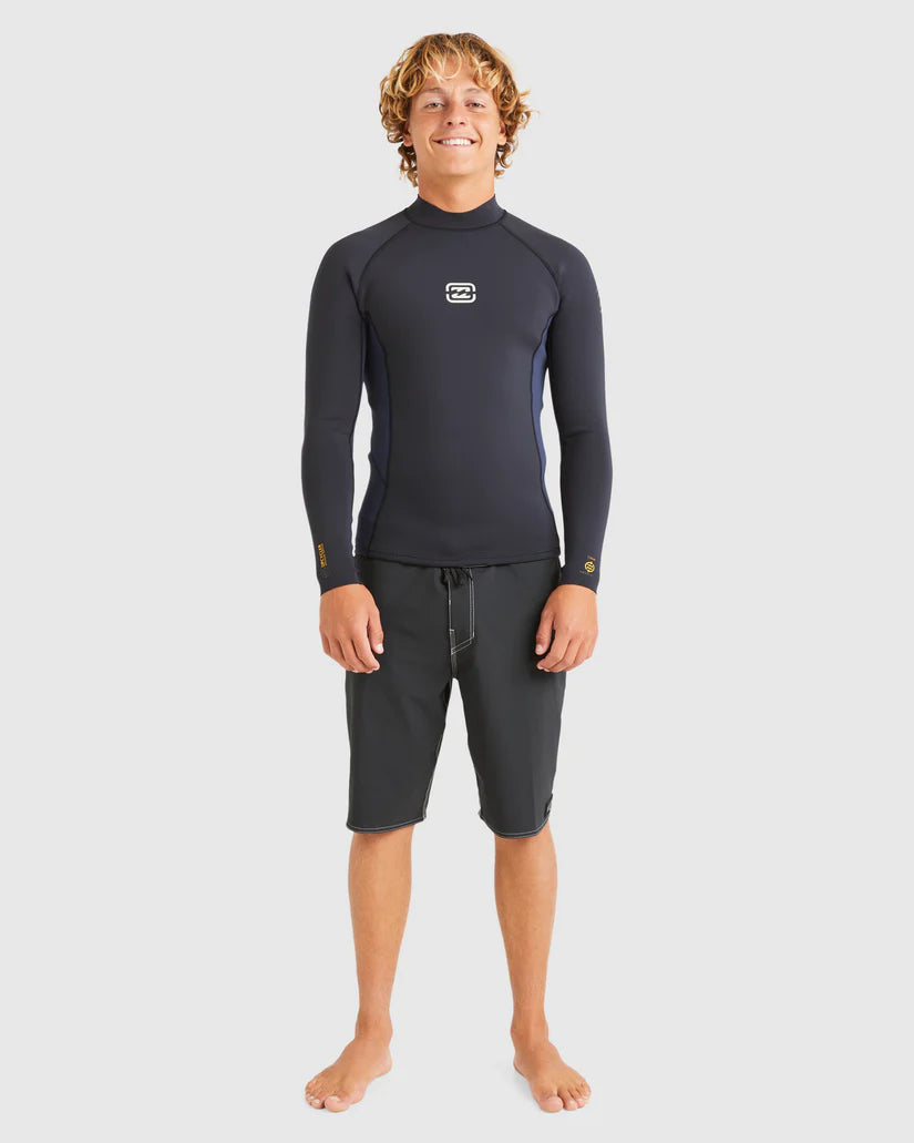 Billabong Mens 1/1mm Absolute Natural Wetsuit Jacket