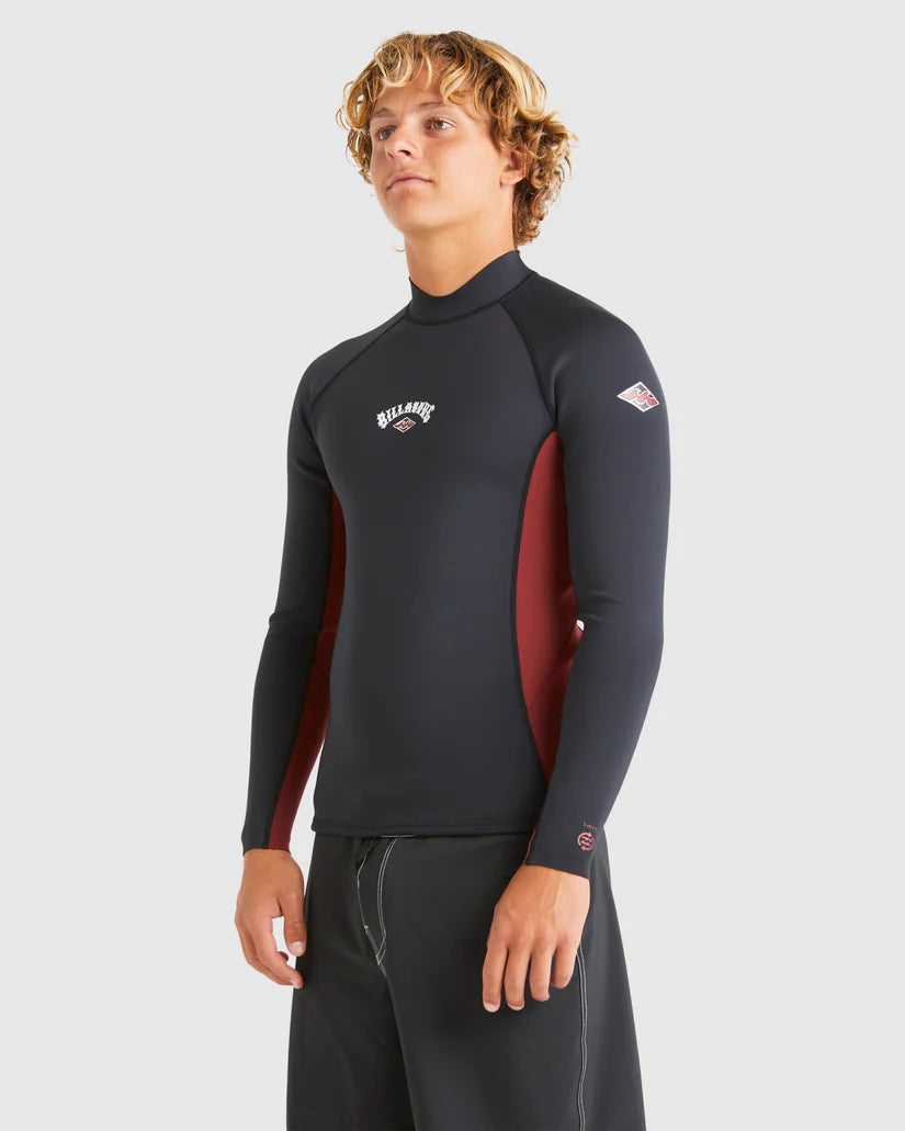 Billabong Mens 1/1mm Absolute Natural Wetsuit Jacket