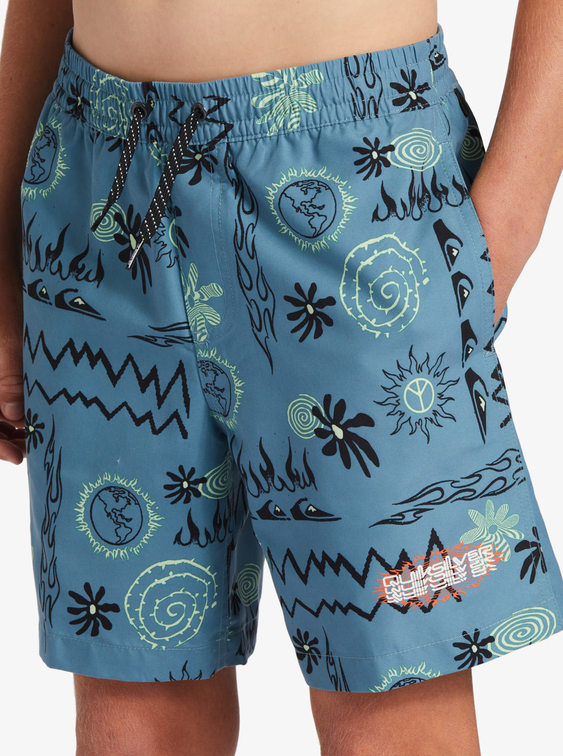 Quiksilver Boys (8-16) Radical Volley Swim Shorts