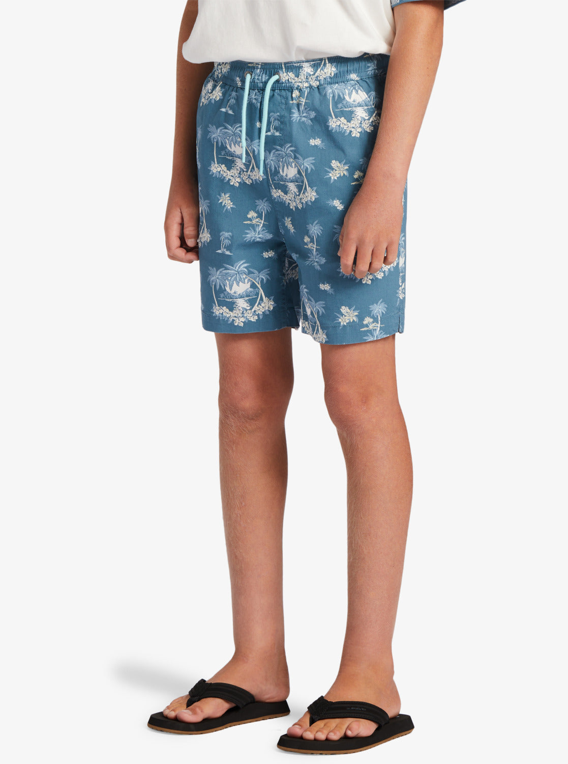 Quiksilver Boys (8-16) Palm Spritz Elasticated Waist Walk Shorts