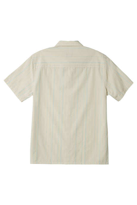 Quiksilver Mens Pacific Stripe Short Sleeve Shirt