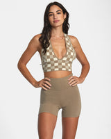 RVCA Womens Fever Knit Bike Shorts