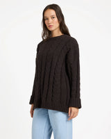 Volcom Womens Cable Cover Crew Neck