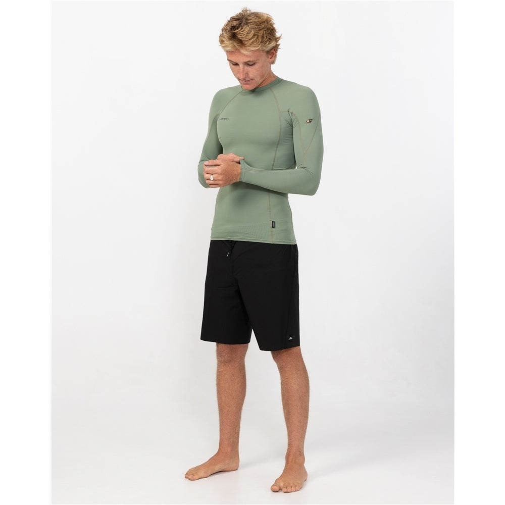 O'Neill Mens HyperFreak Skins Long Sleeve Rashguard