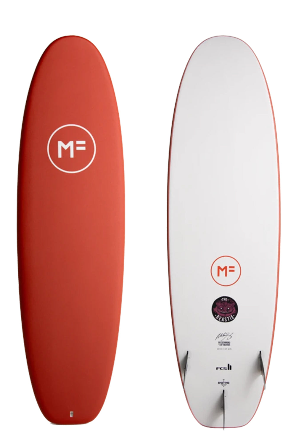 【直接受け渡し】MICKFANNING SOFTBOARDS BEASTIE Buy the MF Softboards Beastie 7ft 0in White Surfboard Online