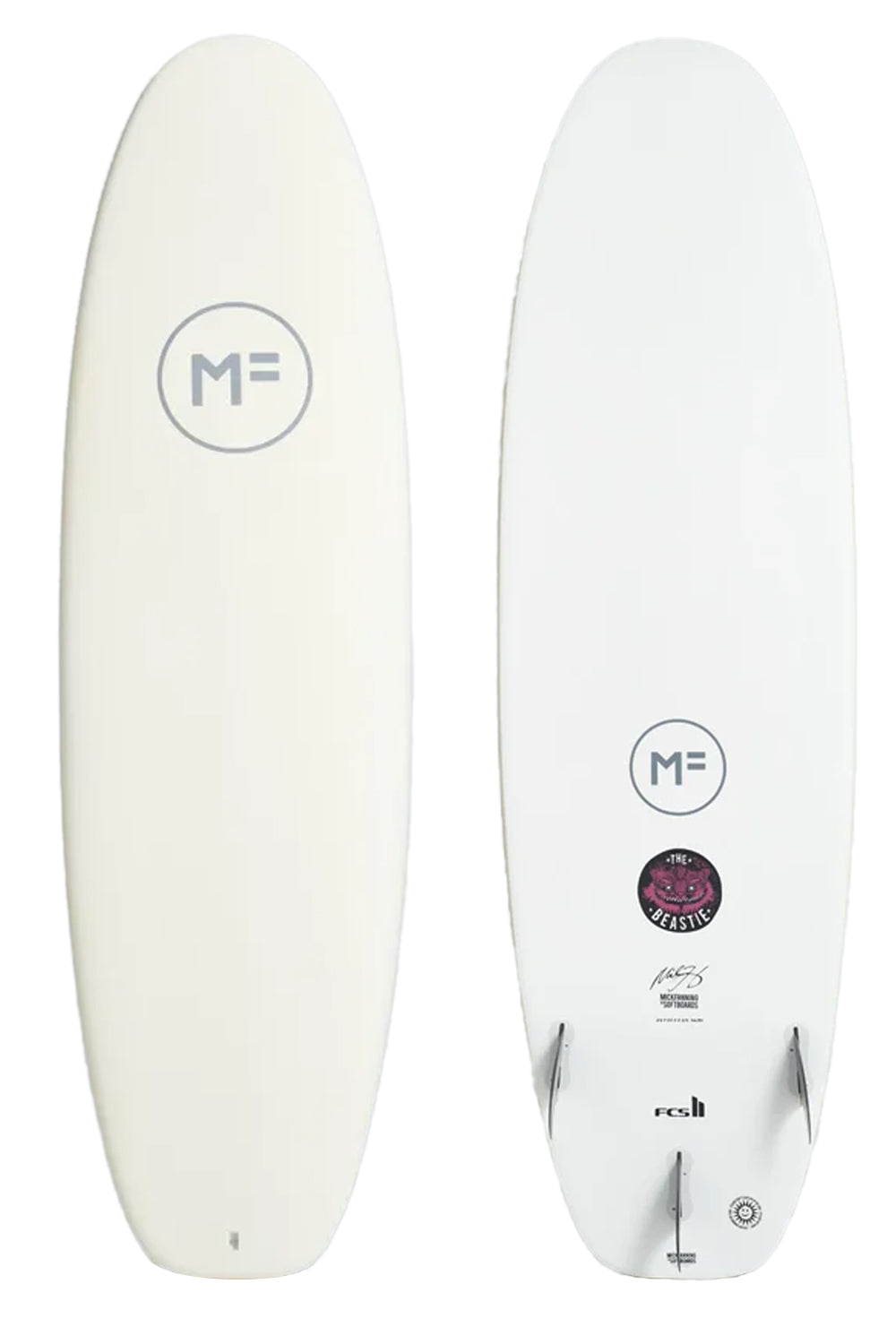 Mick Fanning MF Softboard Beastie - Fins Included – Sanbah