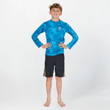O'Neill Boys Dopedye Long Sleeve Rash Vest Tee