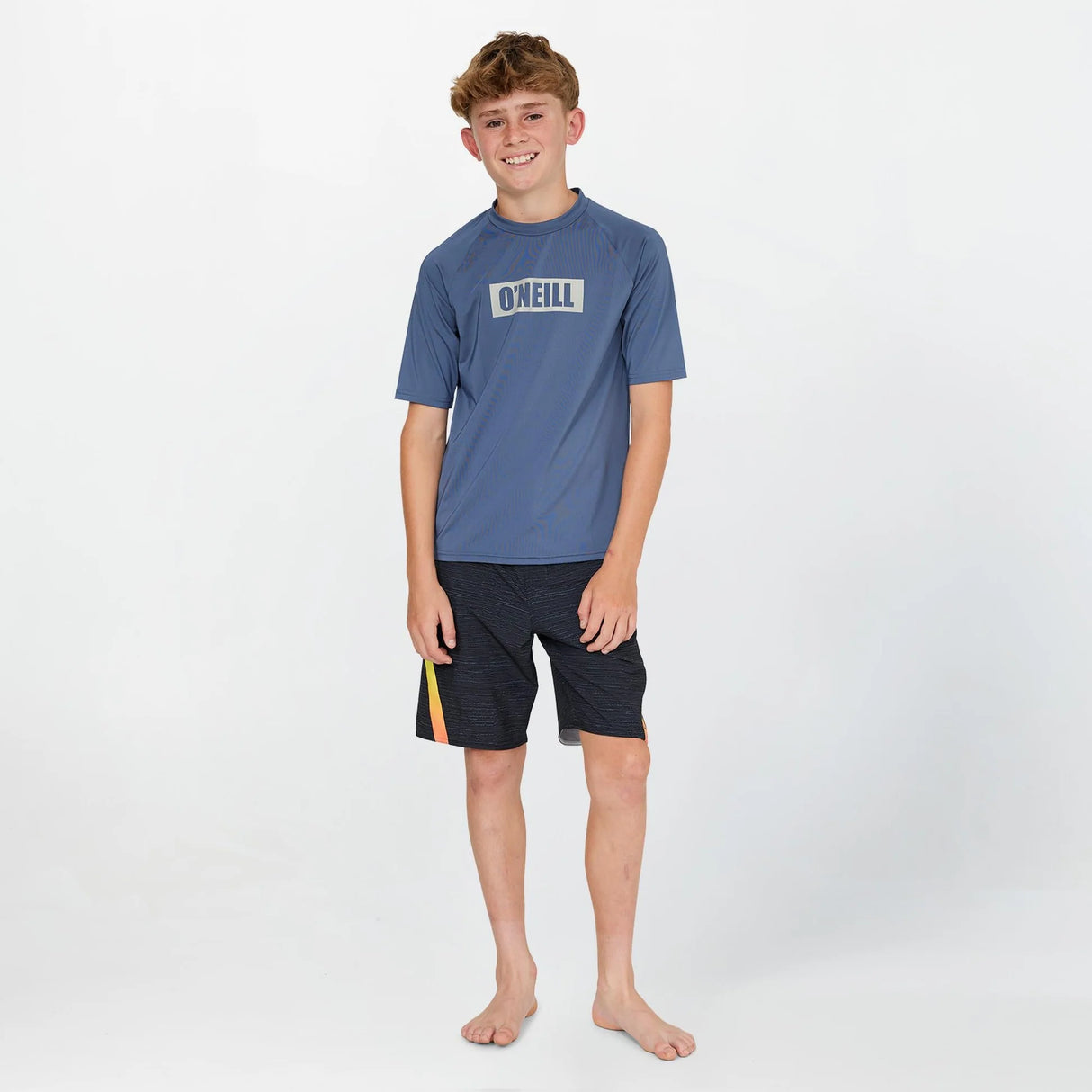 O'Neill Boys O'Block Short Sleeve Rash Vest Tee