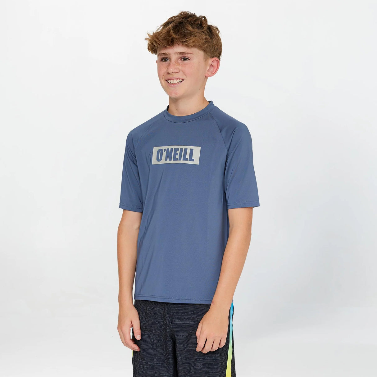 O'Neill Boys O'Block Short Sleeve Rash Vest Tee