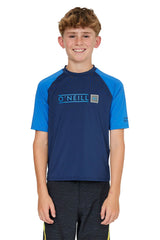 O'Neill Boy's Reactor Short Sleeve Rash Vest